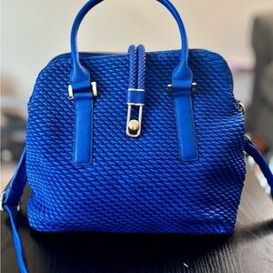 JustFab Royal Blue Satchel